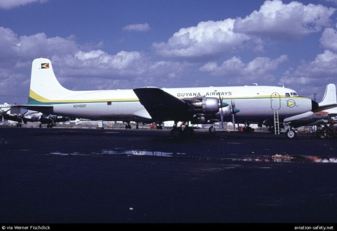 Douglas DC-6A Registration N3486F