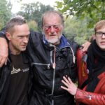 Protester with serious eye injury after police crackdown with water cannon in Stuttgart, Germany