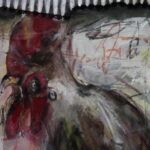 rooster detail mixed media franklin sananan tt