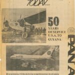 pan am 50 years of service in guyana