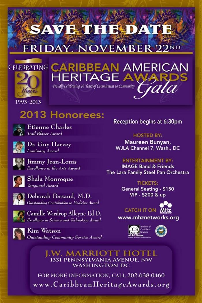 20th Annual Caribbean American Heritage Awards Gala