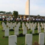 The Singapore Memorial located in the Kranji War Cemetery