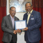 Dr. Edward Greene and Vice Chancellor Ivelaw Griffith, Ph.D.