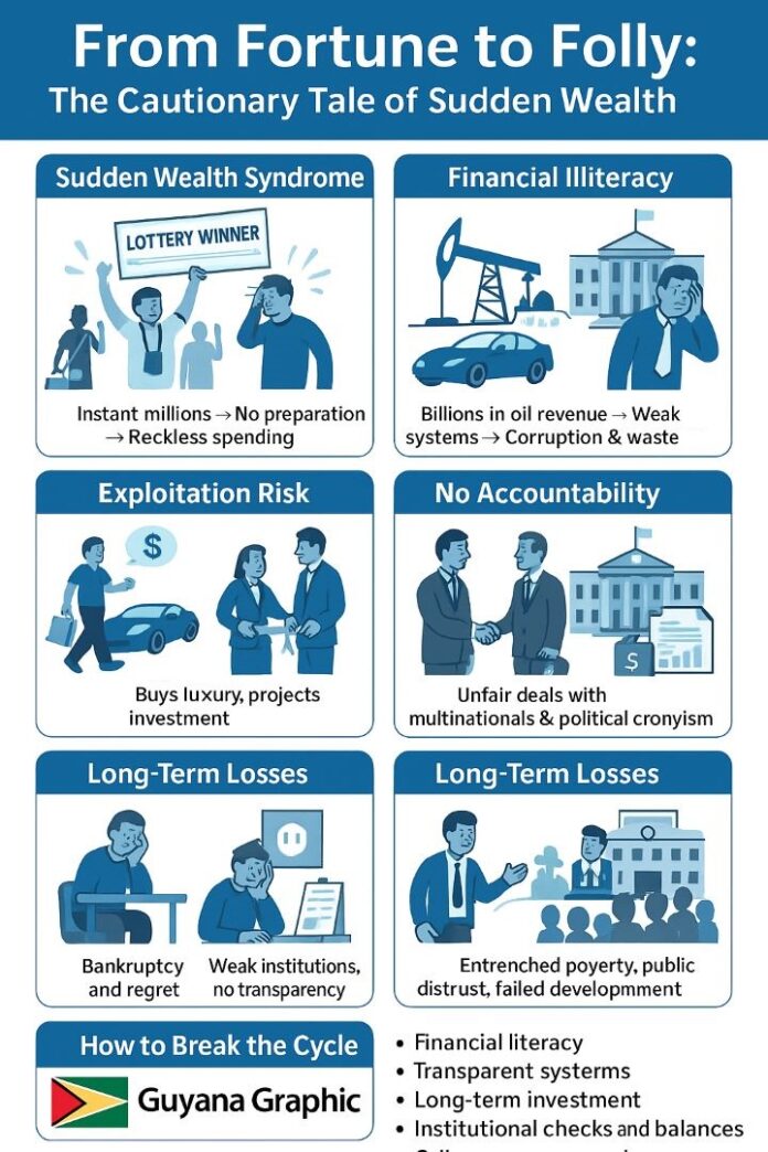 The cautionary tale of sudden wealth